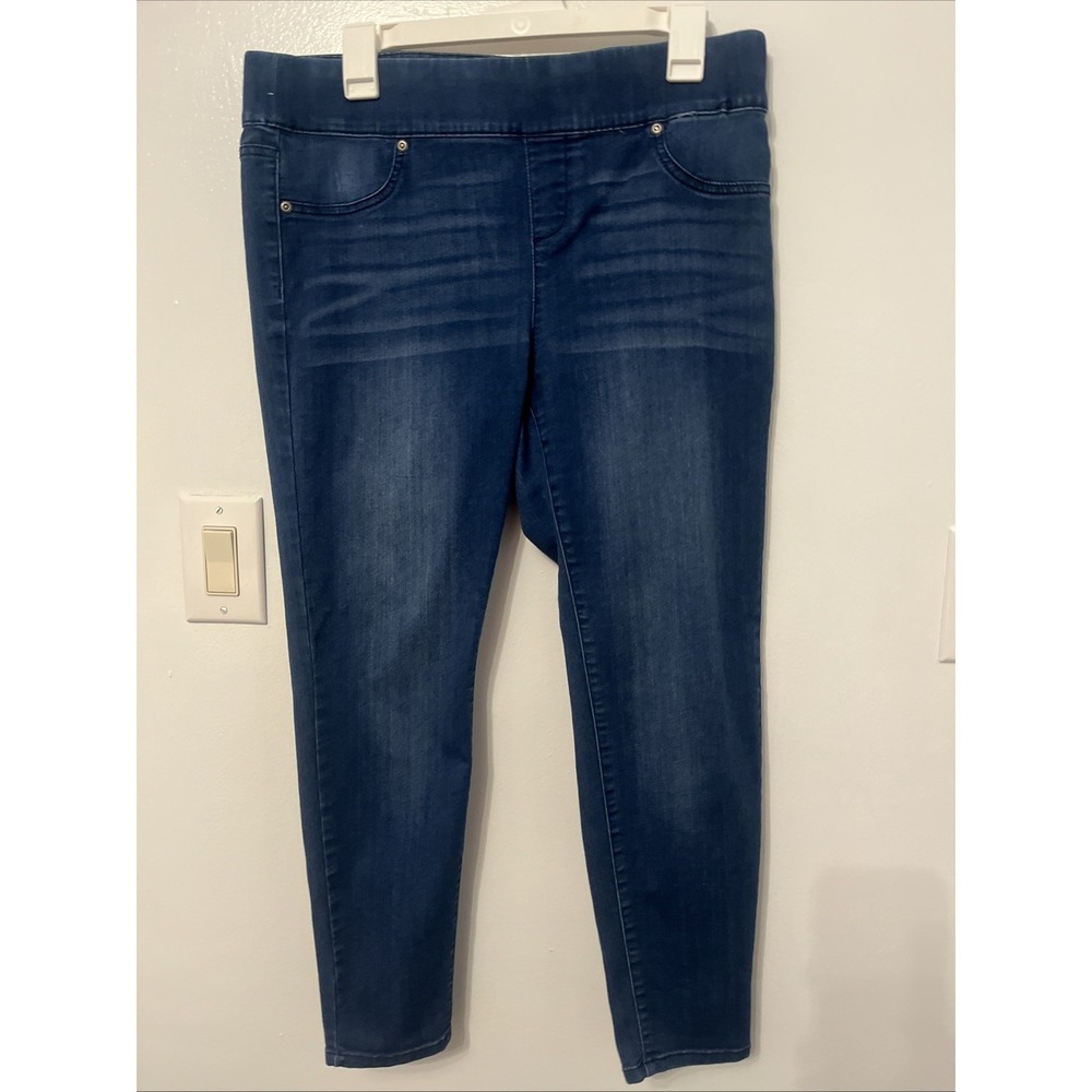 Celebrity Gold 6P Petite Monroe Crop Jeans Super Soft Stretch Dark Blue NWT